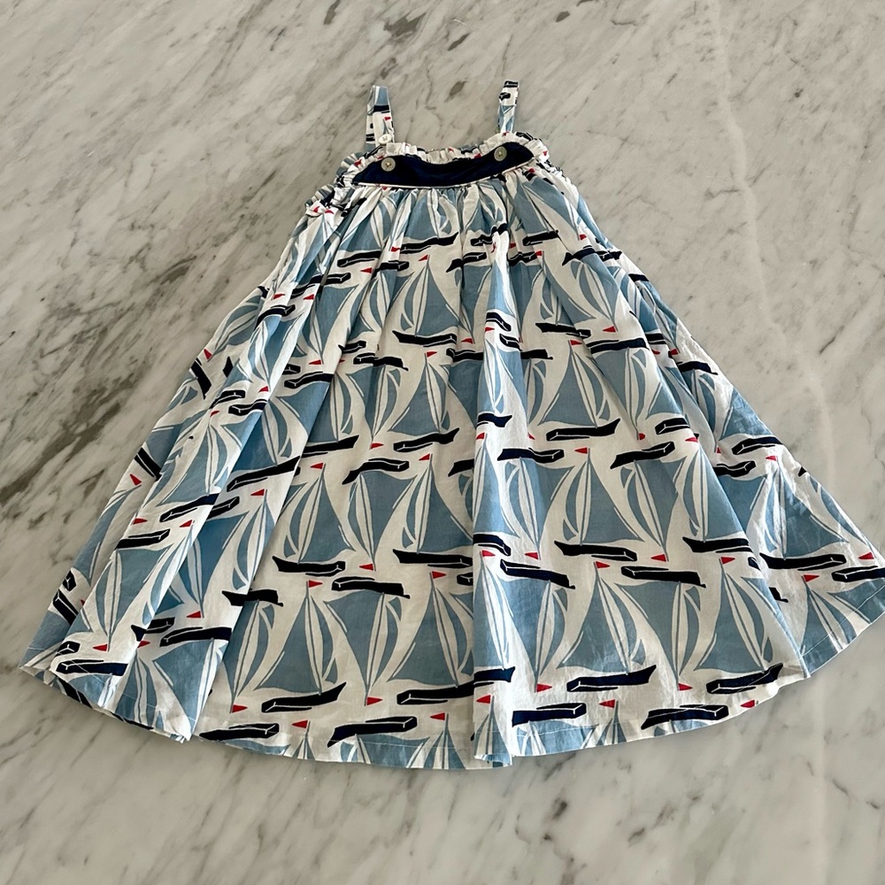 Pink Chicken girls sailboat dress. Size 6.